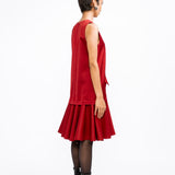 Layered Dress - Maroon