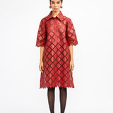 Lattice Mini Dress