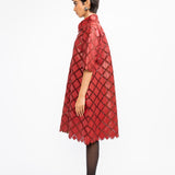 Lattice Mini Dress