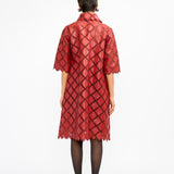 Lattice Mini Dress