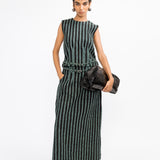 Pinstripe Oakwood Top