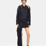 Waterfall Dress - Black