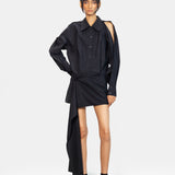 Waterfall Dress - Black
