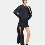 Waterfall Dress - Black