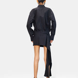Waterfall Dress - Black