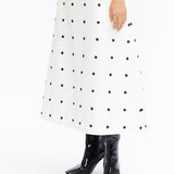 Guilia Sequin Skirt - Ivory