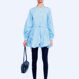 Balloon Dress - Blue