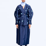Lamar Sequins Blazer - Navy