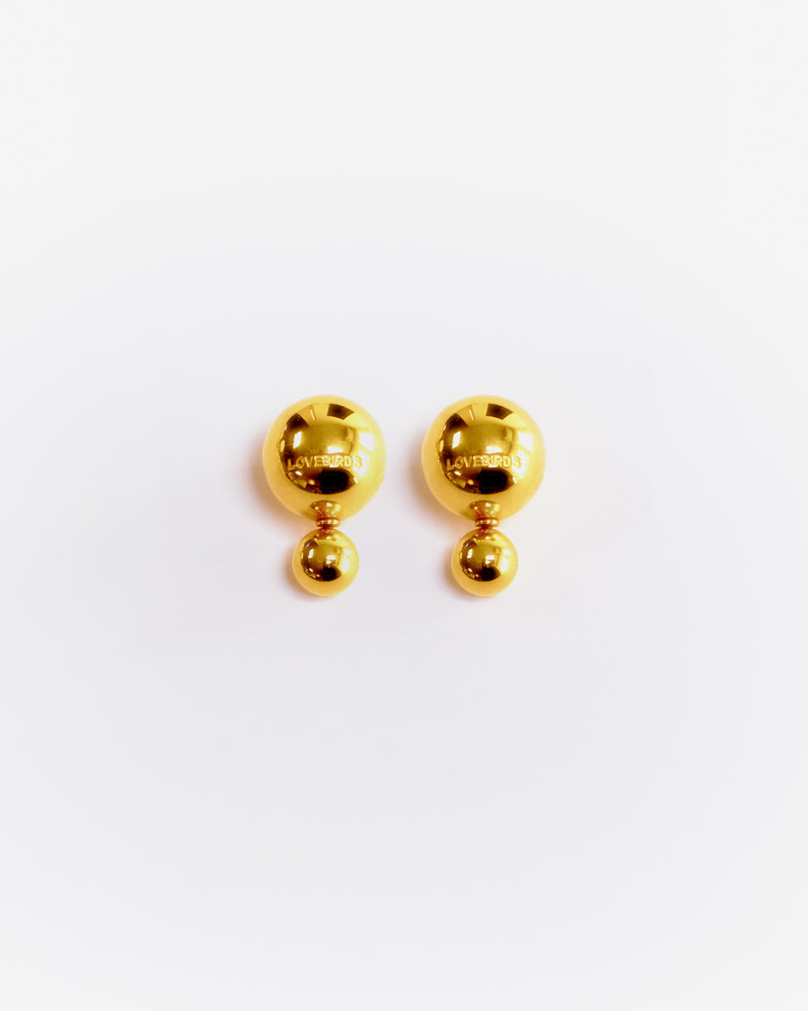 Circle of Life Earrings - Gold