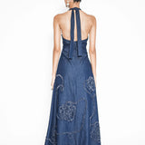 Rose Denim Dress