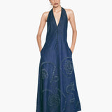 Rose Denim Dress