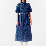 Emboss  Denim Dress