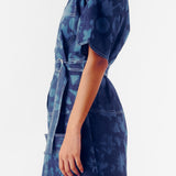 Emboss  Denim Dress