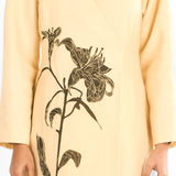 Crinum Embroidered Merino Dress