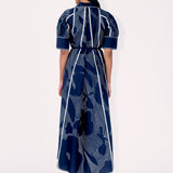 Guilded Dress-Navy