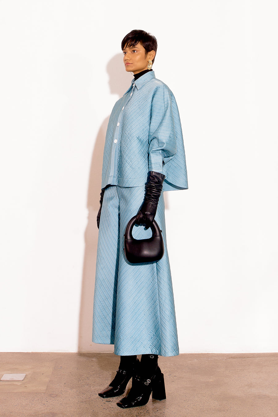 Wren Quilted Silk Pants