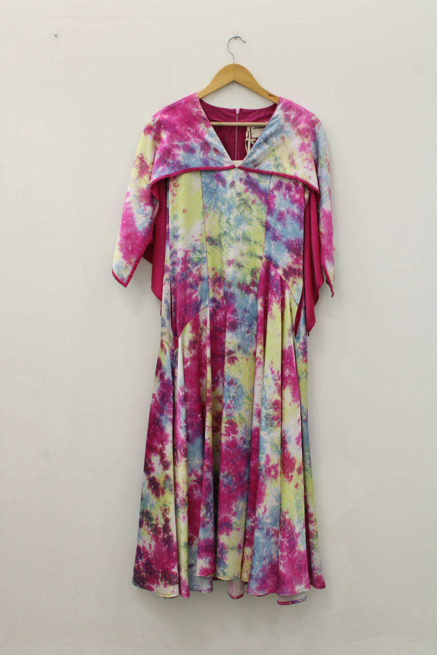 Cape Silk Dress/ S