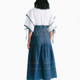 Candy Denim Dress - Ivory