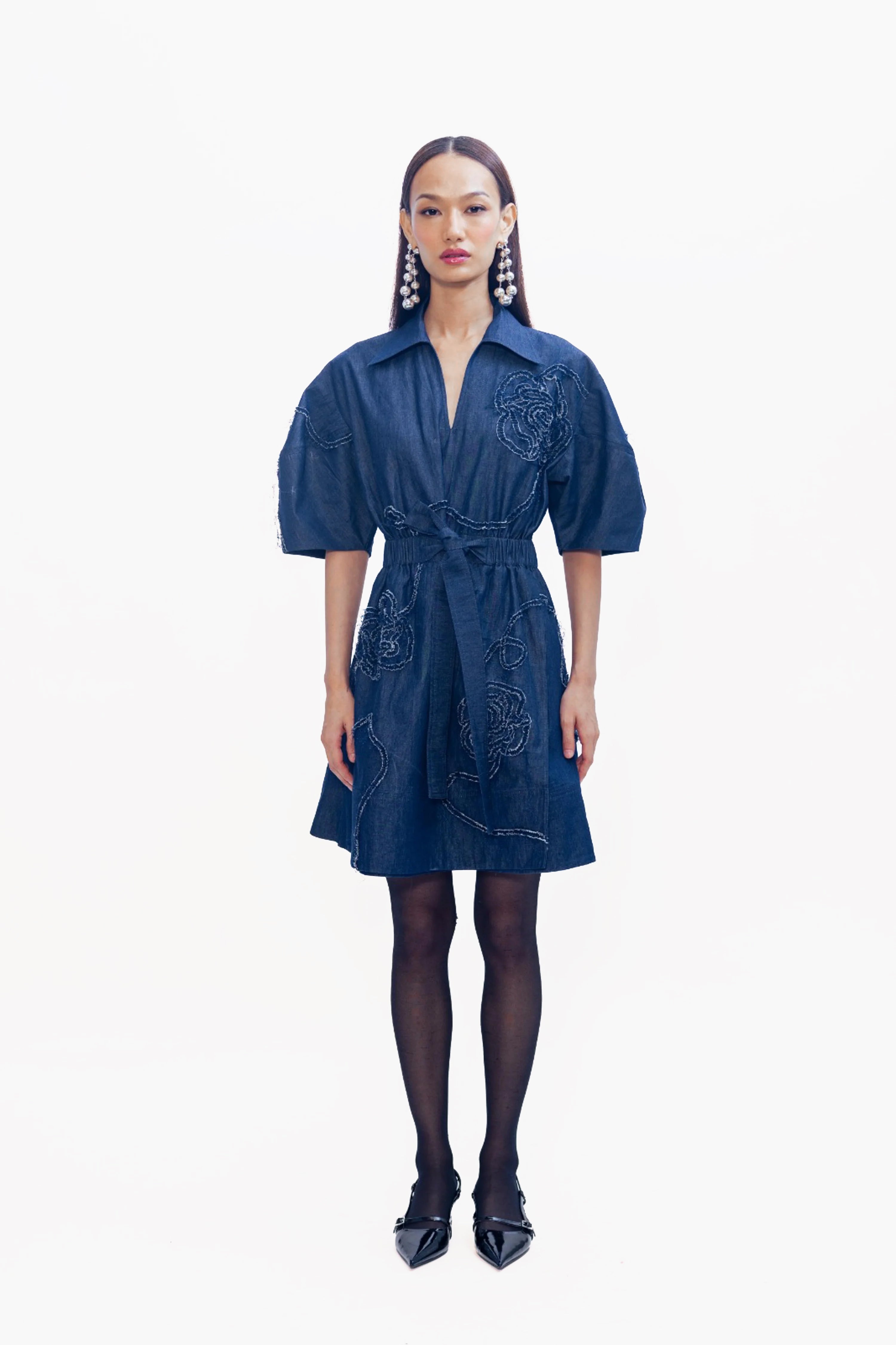 lovebirds denim dress Lovebirds Women's Glint Dress, Shimmer Denim | Size: Medium