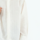 Mercer Embroidered Shirt - Ivory