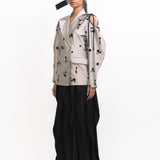 Lamar Sequins Blazer - Silver