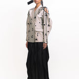 Lamar Sequins Blazer - Silver