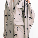 Lamar Sequins Blazer - Silver