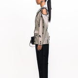 Lamar Sequins Blazer - Silver