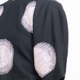 Debra Sequin Top - Black