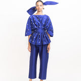 Jennifer Sequins Top - Cerulean Blue