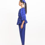 Jennifer Sequins Top - Cerulean Blue