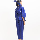 Jennifer Sequins Top - Cerulean Blue