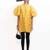 Budapest Sequins Dress - Yellow