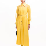 Florence Midi Dress - Yellow