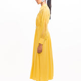 Florence Midi Dress - Yellow