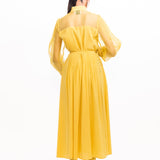 Florence Midi Dress - Yellow