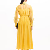 Florence Midi Dress - Yellow