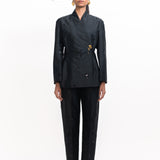 Lamar Sequins Blazer - Black