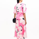 Tokyo Dress - Pink & Ivory