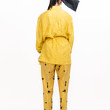 Aloe Sequins Pants - Yellow