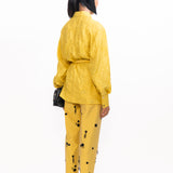 Aloe Sequins Pants - Yellow