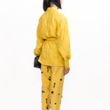 Aloe Sequins Pants - Yellow