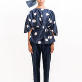 Aloe Sequins Pants - Navy