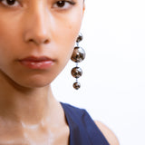 Circle of life - Ball Earrings - Black