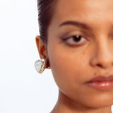 Heart Earrings - Silver