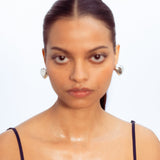 Heart Earrings - Silver