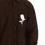 Cedric Applique Shirt - Black