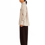 Cedric Applique Shirt - Silver