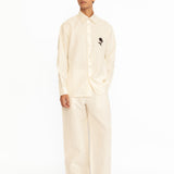 Cedric Applique Shirt - Ivory