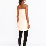 Amelia Embroidered Mini Dress - Ivory